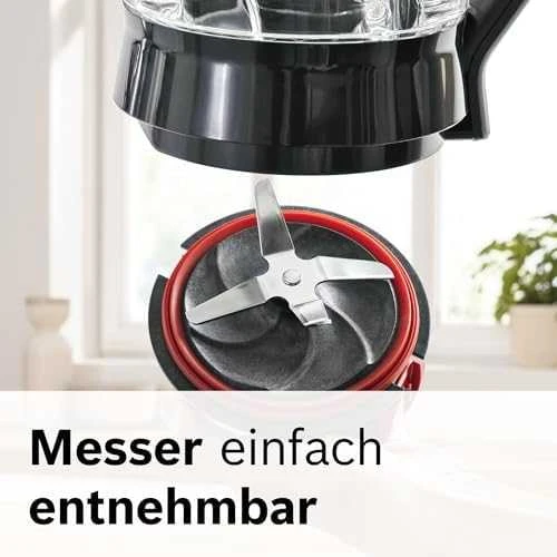 Bosch MMB6174S Serija 4, Trintuvas, VitaPower, 1200 W, Sidabrinės