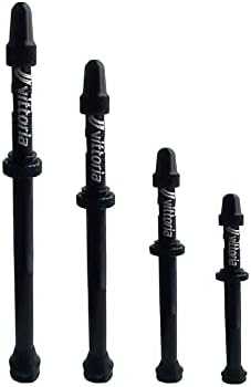 Bekamerinis ventilis Vittoria Multiway alloy juodas 80mm 2vnt.