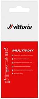 Bekamerinis ventilis Vittoria Multiway alloy juodas 80mm 2vnt.