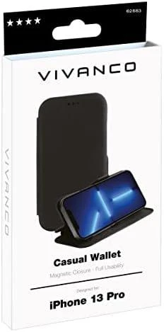 Vivanco dėklas Casual Wallet Apple iPhone 13 Pro (62883)