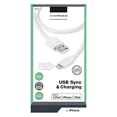 „Vivanco“ laidas „Lightning“ – USB 1,2 m (36299)