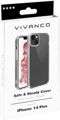 Vivanco dėklas Safe&Steady Anti Shock Apple iPhone 14 Plus, skaidrus (63488)