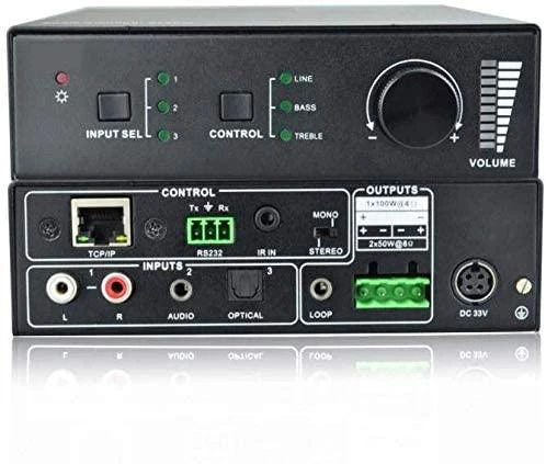 AV signalų perdavimo sistema VivoLink Garso stiprintuvas, 2x50W (VL120005)