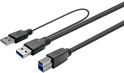 Kabelis USB VivoLink 2x USB-A - USB-B 7 m Juodas (USB 3.0 ACTIVE CABLE A MALE -)