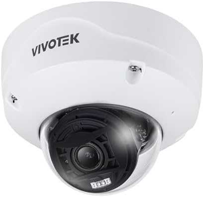VIVOTEK V-SERIE FD9387-EHTV-V3 fiksuoto kupolo IP kamera, 5MP, lauko, 2,7-13,5 mm