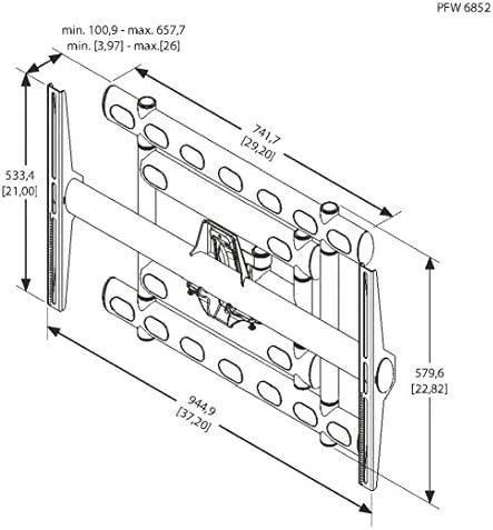 Laikiklis Vogels PFW6852 Ekranas Wall Mount turn & tilt | Vogels