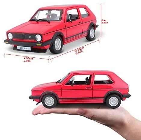 BBURAGO automodelis 1/24 Volkswagen Golf Mk1 GTI 1979, 18-21089