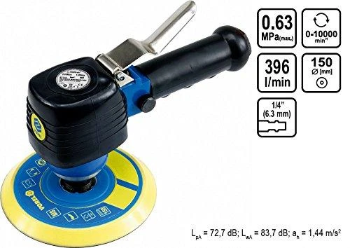 VOREL šlifuoklis ekscentrinis pneumatinis 150mm 81114