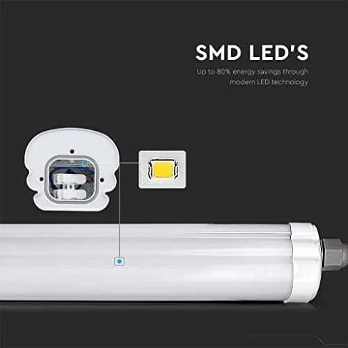 Lubinis šviestuvas V-tac 48W LED linijinis paviršinis šviestuvas, 150cm, baltas, 6500K, IP65
