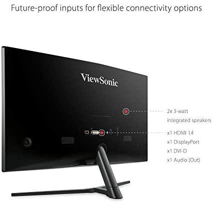 Monitorius VIEWSONIC VX2458-c-mhd (24", TFT, FullHD 1920x1080, DisplayPort, HDMI, juodos spalvos)