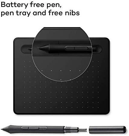 Grafinė planšetė Wacom Intuos S su pieštuku (CTL-4100K-N), Juoda