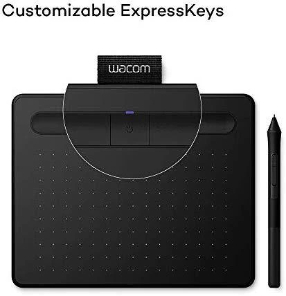 Grafinė planšetė Wacom Intuos S su pieštuku (CTL-4100K-N), Juoda