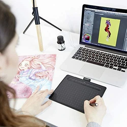 Grafinė planšetė Wacom Intuos S su pieštuku (CTL-4100K-N), Juoda