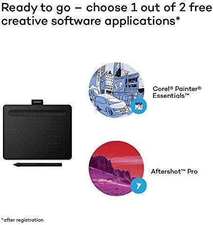 Grafinė planšetė Wacom Intuos S su pieštuku (CTL-4100K-N), Juoda