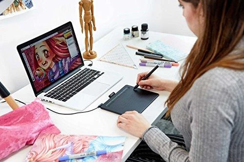 Grafinė planšetė Wacom Intuos S su pieštuku (CTL-4100K-N), Juoda