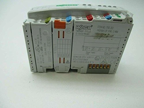 Wago PROFIBUS DP / FMS 12 MBaud dvigubos būsenos ir analoginiai signalai (750- 303)
