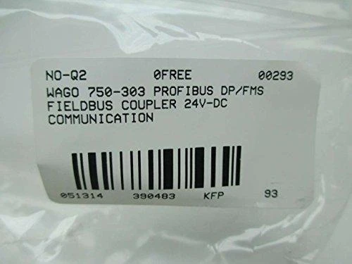 Wago PROFIBUS DP / FMS 12 MBaud dvigubos būsenos ir analoginiai signalai (750- 303)