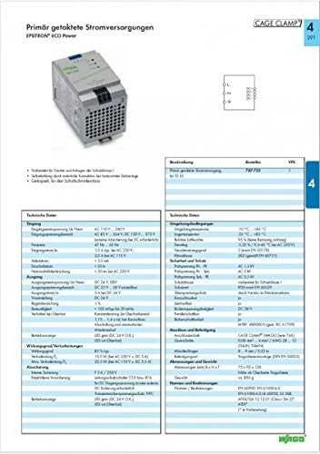 Wago ECO maitinimo šaltinis 24V DC 5A - 787 -722