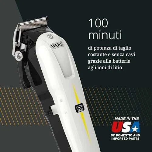 Activeshop Profesionali belaidė plaukų kirpimo mašinėlė WAHL PRO Cordless Super Taper 4219-0470, 5000 sūkių/min.