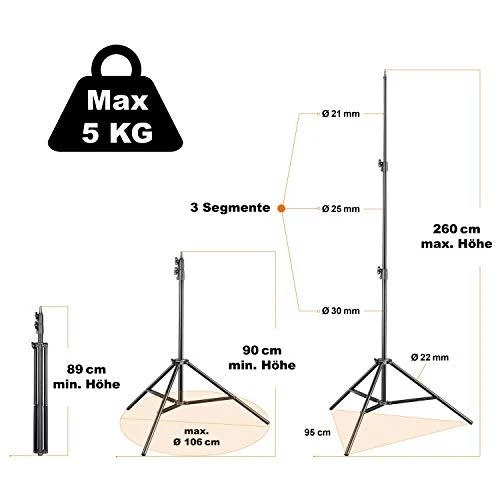 Walimex FT-8051 lempos trikojis 260 cm (14776)