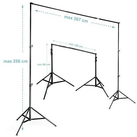 „Walimex“ TELESKOPINIS fono sistema, 120–307 cm (15227)