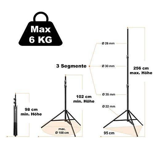 Walimex Pro Lempos trikojis Walimex WT-806 256cm