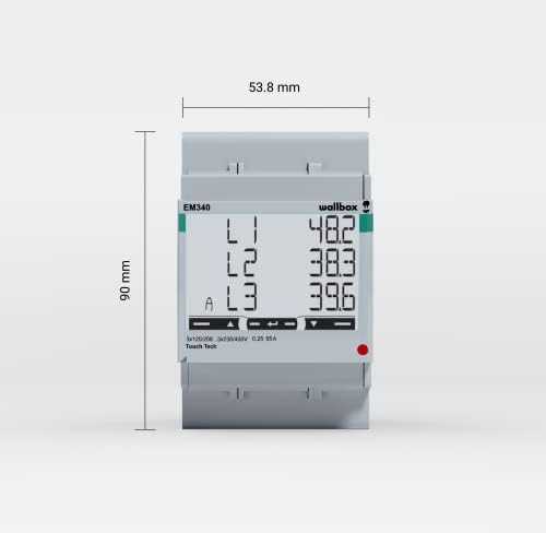 Wallbox | Galios matuoklis (3 fazių iki 65A / Carlo Gavazzi / EM340 / Carlo Gavazzi)