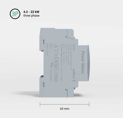 Wallbox | Galios matuoklis (3 fazių iki 65A / Carlo Gavazzi / EM340 / Carlo Gavazzi)