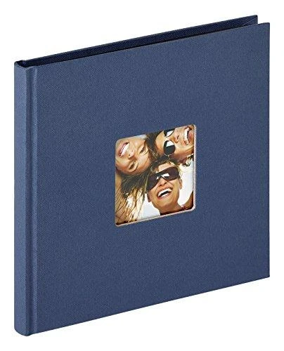 Walther Fun mėlyna 18x18 30 juodų puslapių Buch FA199L