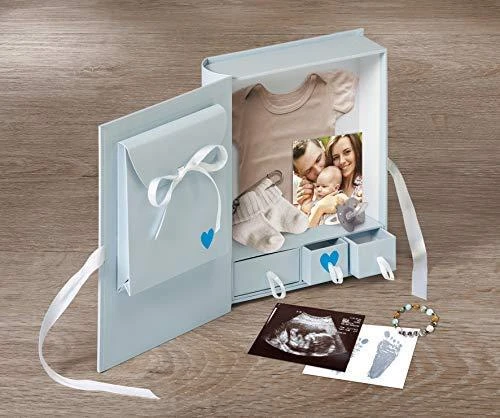 Walther Baby Animal Mėlyna Baby Photo atminties dėžutė FB148L