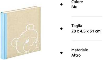 Walther Dreamtime mėlyna 28x30,5 50 puslapių kūdikių knygelė UK151L