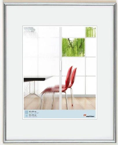 Nuotraukų rėmelis  Walther Design KS330H Galeria 30x30cm plastikinis, sidabrinis