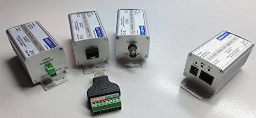 Wantec 2wIP varžtiniai gnybtai, 2 laidų Ethernet adapteris su PoE