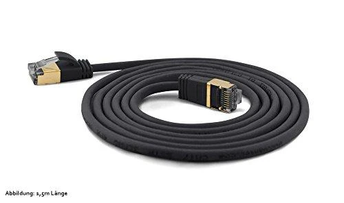 Wantec Wantec Papildoma dünnesCat.7 RohCable SSTP Lankstinukas - 3 m - 7 kat. RohCable - S / FTP (S- STP) - RJ- 45 - RJ- 45 - juoda (7204)