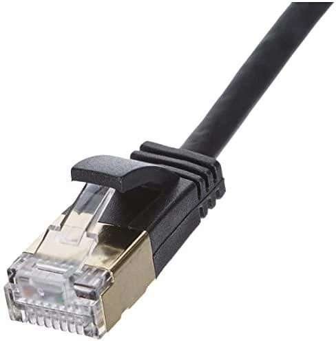 Wantec Wantec Extra dünnesCat.7 RohCable SSTP Komutacinis kabelis - 0,2 m - Cat.7 RohCable - S/FTP (S- STP) - RJ- 45 - RJ- 45 - juodas (7198)