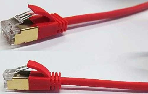 Wantec Wantec wW Patch CableCat.7 RohCable ypač plonas (kištukas CAT6A) SSTP juodas 0,25 (7199)