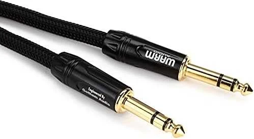 Warm Audio TRS-TRS kabelis su paauksuotais kištukais