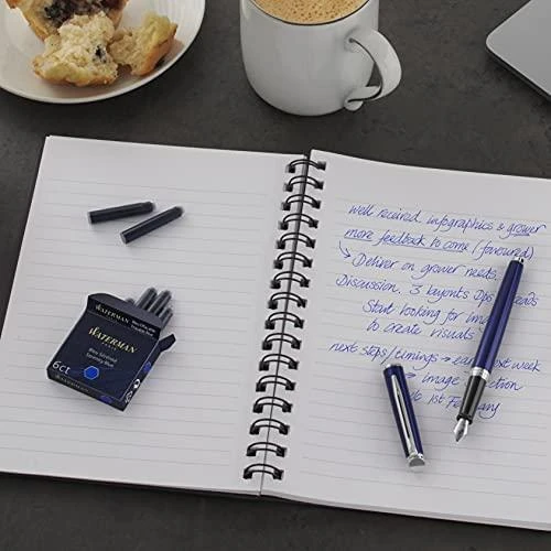 Rašalo kapsulės Waterman International Mėlyna - S0110950