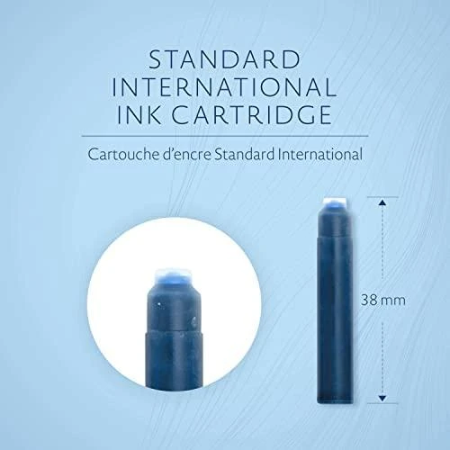 Rašalo kapsulės Waterman International Mėlyna - S0110950