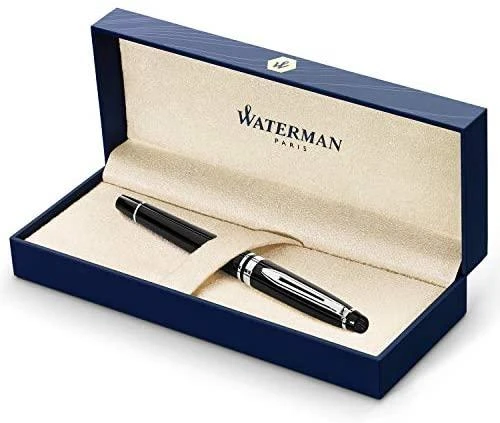 Waterman Expert Juodas M Blau plunksnakočiai