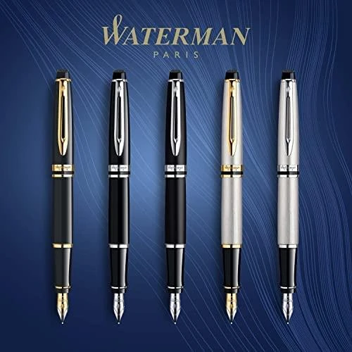 Waterman Expert Juodas M Blau plunksnakočiai