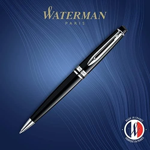 Pasukamas tušinukas Waterman Expert-3, Juodas Lacquer, CT