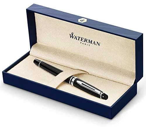 Waterman Expert Laka Juodas CT Tušinukas su dangteliu - S0951780