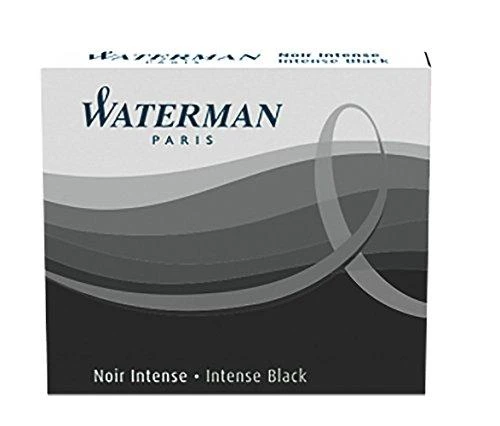 Rašalo kapsulės Waterman International Juoda - S0110940