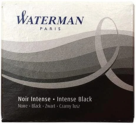 Rašalo kapsulės Waterman International Juoda - S0110940