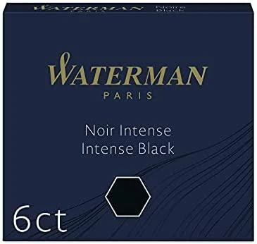 Rašalo kapsulės Waterman International Juoda - S0110940