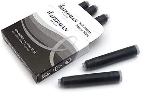 Rašalo kapsulės Waterman International Juoda - S0110940