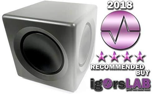 Aktyvi žemųjų dažnių kolonėlė Wavemaster FUSION, 125 W, Juoda