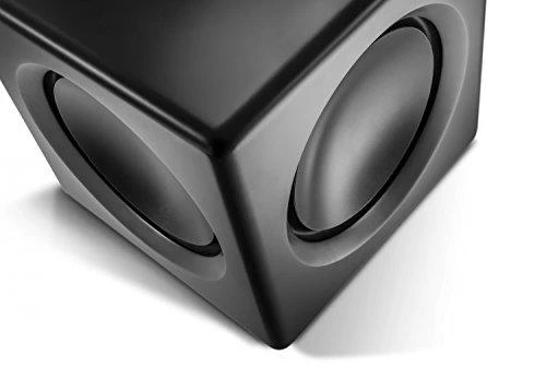 Aktyvi žemųjų dažnių kolonėlė Wavemaster FUSION, 125 W, Juoda
