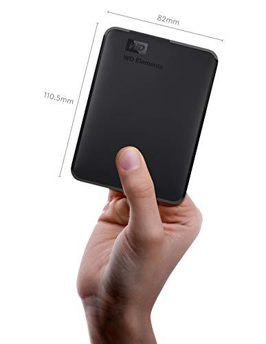 Western Digital Kietasis išorinis diskas WD Elements Portable HDD 1,5TB USB3, Juodas